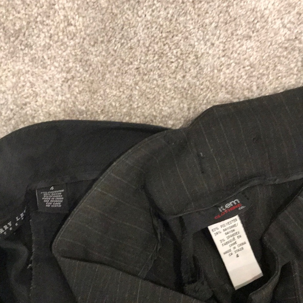 2 pairs of black dress paints with pinstripes - Picture 7 of 7